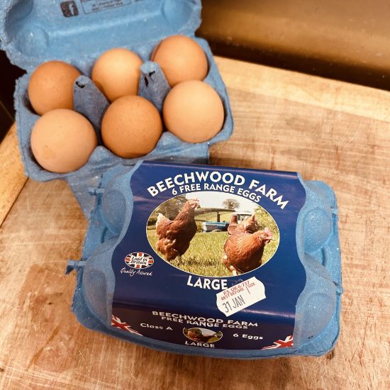 Picture of 6 x Free Range Beechwood Farm Eggs